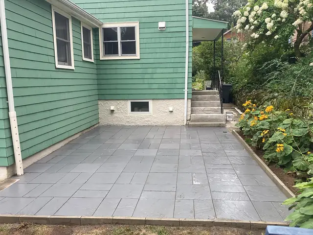 New patio