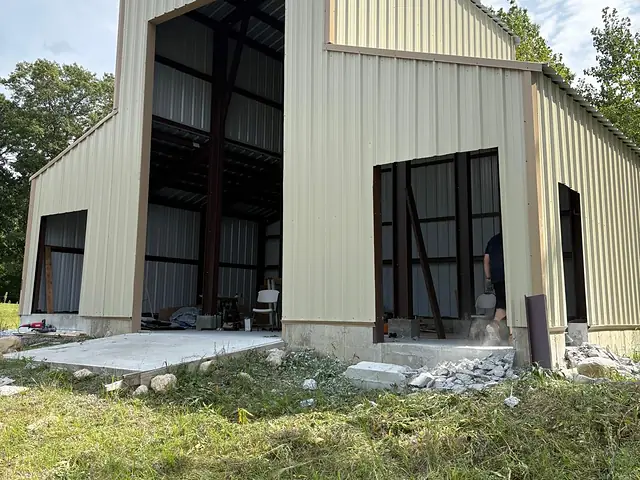 Steel building